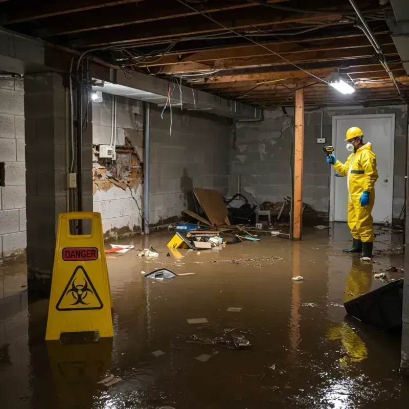 Flooded Basement Electrical Hazard in Windsor County, VT Property